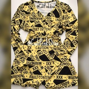 Yellow Tape Women’s Onsie
